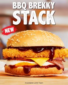 NEWS: Hungry Jack's BBQ Brekky Stack 3