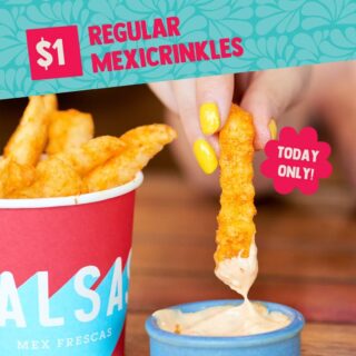 DEAL: Salsa's App - $1 Mexicrinkles (12 November 2019) 5