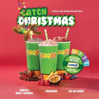 NEWS: Boost Juice Catch Christmas - Instant Win $5-$500 Catch Vouchers with any Boost Purchase 3