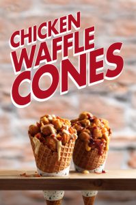 NEWS: Red Rooster Chicken Waffle Cones 3