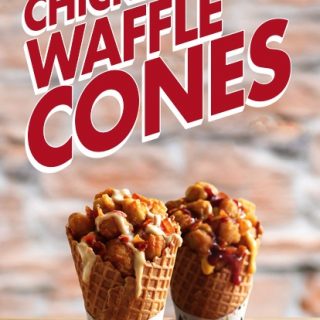 NEWS: Red Rooster Chicken Waffle Cones 1