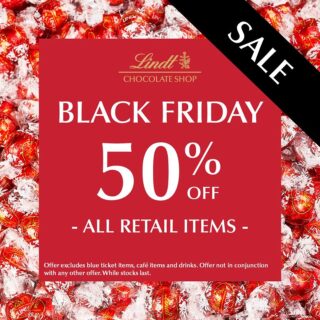DEAL: Lindt Chocolate Shops - 50% off Storewide on Black Friday 29 November 2019 5