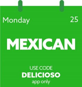 DEAL: Menulog DELICIOSO Code - 25% off Mexican (25 November 2019) 3