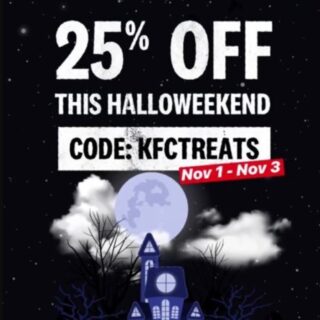 DEAL: KFC - 25% off through Menulog (until 3 November 2019) 6