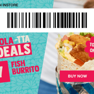 DEAL: Salsa's App - $7 Fish Burrito (14 November 2019) 2
