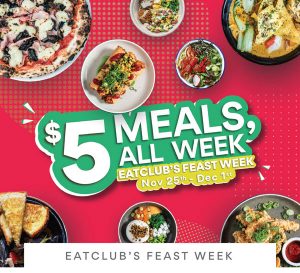 DEAL: EatClub App - $5 Meals All Week (until 1 December 2019) 3