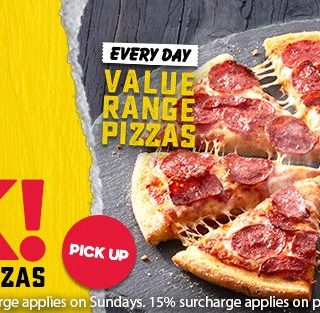 DEAL: Domino's $5 Cheaper Everyday Menu - $5 Back on All Value Range Pizzas & Sides 2