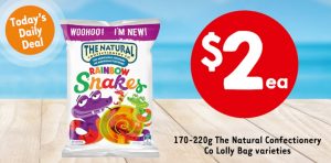 DEAL: 7-Eleven App – $2 The National Confectionary Company Lolly Bags 170-220g (24 December 2019) 5