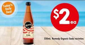 DEAL: 7-Eleven App – $2 Remedy Organic Soda (30 December 2019) 5