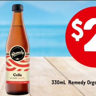 DEAL: 7-Eleven App – $2 Remedy Organic Soda (30 December 2019) 1