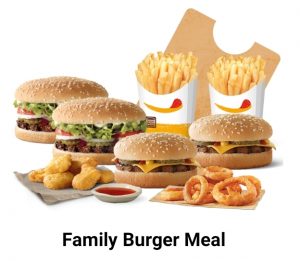 DEAL: Hungry Jack's App - $24.95 Family Burger Meal 3