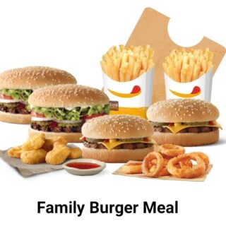 DEAL: Hungry Jack's App - $24.95 Family Burger Meal 1 DEAL: Hungry Jack's App - $24.95 Family Burger Meal 1