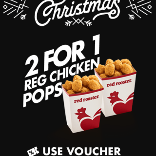 DEAL: Red Rooster - 2 For 1 Regular Chicken Pops (10 to 14 December 2019 - 25 Days of Christmas) 2