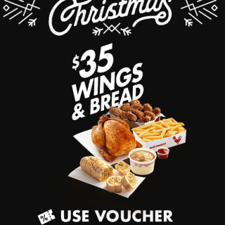 DEAL: Red Rooster - $35 Wings and Bread (13 to 17 December 2019 - 25 Days of Christmas) 9