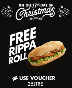 DEAL: Red Rooster - Free Rippa Roll (17 to 21 December 2019 - 25 Days of Christmas) 3