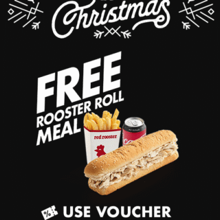 DEAL: Red Rooster - Free Rooster Roll Meal (25 to 29 December 2019 - 25 Days of Christmas) 1