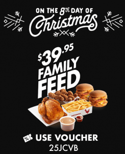 DEAL: Red Rooster - $39.95 Family Feed (8 to 12 December 2019 - 25 Days of Christmas) 3