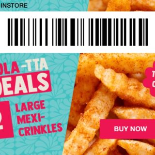 DEAL: Salsa's App - $2 Large Mexicrinkles (9 December 2019) 8