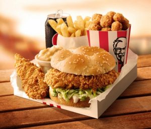 DEAL: KFC $12.95 Zinger Popcorn Box (Zinger Burger, Popcorn Chicken, Tender, Chips, Potato & Gravy, Drink) 5
