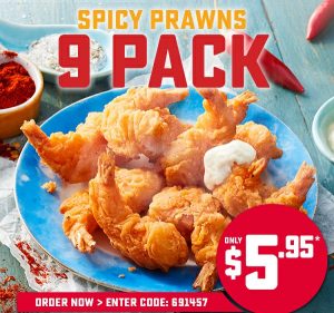 NEWS: Domino's Spicy Prawns for $5.95 3