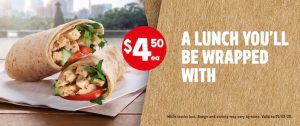 DEAL: 7-Eleven - $4.50 Wraps (until 5 February 2020) 5
