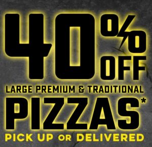 DEAL: Domino's - 40% off Large Traditional, Premium & Plant Based Pizzas Delivered (8 April 2020) 13 DEAL: Domino's - 40% off Large Traditional, Premium & Plant Based Pizzas Delivered (8 April 2020) 1