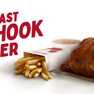 DEAL: Red Rooster - $15 Roast Chook Dinner (Whole Chicken, Large Chips, Large Gravy) 1
