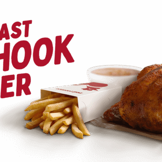 DEAL: Red Rooster - $15 Roast Chook Dinner (Whole Chicken, Large Chips, Large Gravy) 8