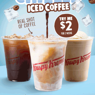 DEAL: Krispy Kreme - $2 Iced Coffee with Any Purchase (until 22 November 2021) 2