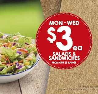 DEAL: $3 Sandwiches & Salads at 7-Eleven on Monday-Wednesday (until 4 March 2020) 1