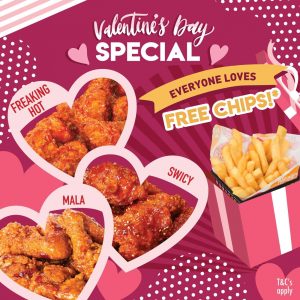 DEAL: Nene Chicken - Free Chips with Any Swicy, Mala or Freaking Hot Chicken (12-4pm 14-16 February 2020) 6