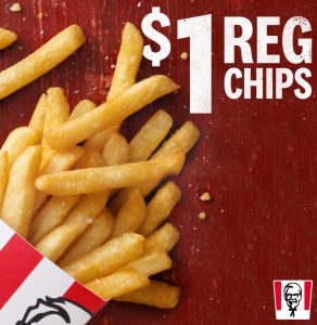 DEAL: KFC $1 Chips (Malls Only) 3