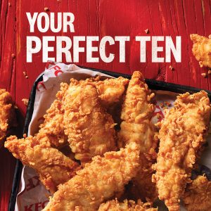 DEAL: KFC - 10 Tenders for $10 (KFC App) 23