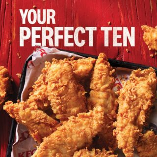 DEAL: KFC - 10 Tenders for $10 (KFC App) 2