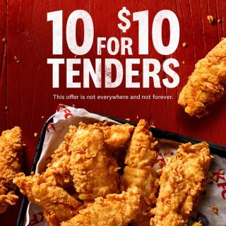 DEAL: KFC - 10 Tenders for $10 1