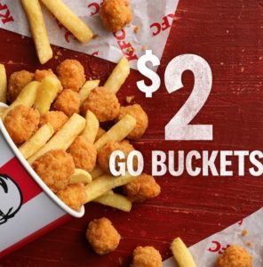 DEAL: KFC - $2 Go Buckets on 12 February 2020 with KFC App in VIC/WA 28