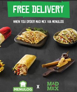 DEAL: Menulog - Free Delivery for Mad Mex 6