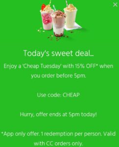 DEAL: Menulog CHEAP Code - 15% off before 5pm (25 February 2020) 1