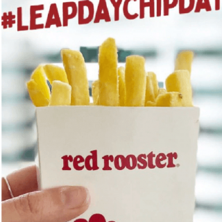 DEAL: Red Rooster - Free Regular Chips for Leap Day (29 February 2020) 1