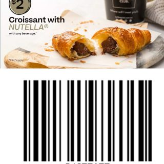 DEAL: The Coffee Club - $2 Nutella Croissant with Any Drink (until 16 February 2020) 3