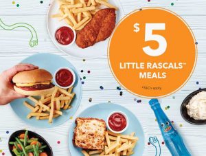 DEAL: Rashays - $5 Little Rascals Kids Meals 3