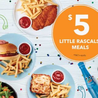 DEAL: Rashays - $5 Little Rascals Kids Meals 8