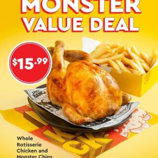 DEAL: Chicken Treat - $15.99 Whole Chicken & Monster Chips (until 6 July 2021) 10