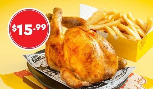 DEAL: Chicken Treat - $15.99 Whole Chicken & Monster Chips 5
