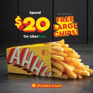 DEAL: Chicken Treat - Free Large Chips with $20 Spend on Uber Eats (until 1 June 2020) 5
