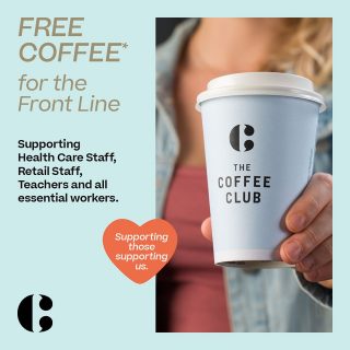 NEWS: The Coffee Club - Free Regular Coffee with Any Meal Purchase for Healthcare Workers, Retail Staff & Essential Workers 1