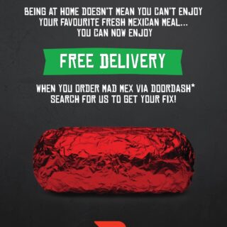 DEAL: DoorDash - Free Delivery for Mad Mex over $20 (until 2 July 2020) 3