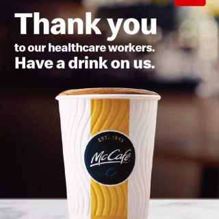 NEWS: McDonald's - Free Small Hot McCafe Drink or Medium Soft Drink for Essential Healthcare Workers (NSW Only) 3