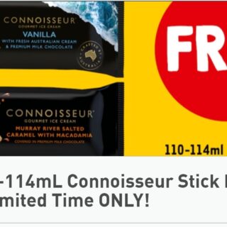 DEAL: 7-Eleven App – Free Connoisseur Stick Ice Cream Varieties (13 March 2020) 6