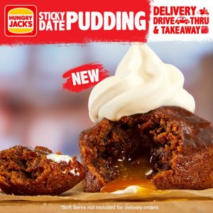 NEWS: Hungry Jack's Sticky Date Pudding 3